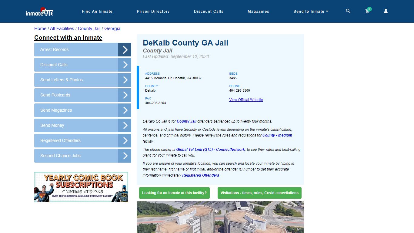 DeKalb County GA Jail - Inmate Locator - Decatur, GA